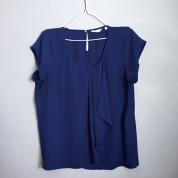 REITMANS BLOUSE.  SIZE XL/TG.  COLOR NAVY BLUE - Picture 1 of 3